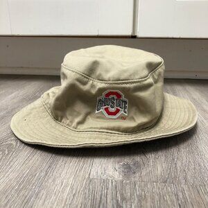 Ohio State Buckeyes Vintage Y2K Bucket Hat Khaki Tan Twin Enterprises Inc.